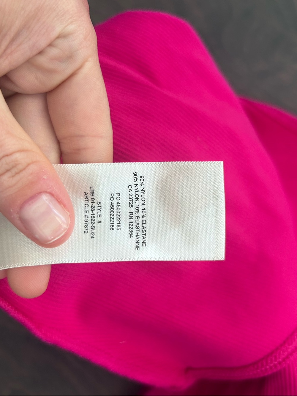 Babaton Pink Ribbed One-Piece - Picture 7 of 7